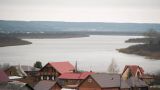 Уровень реки Томь в Новокузнецке снизился